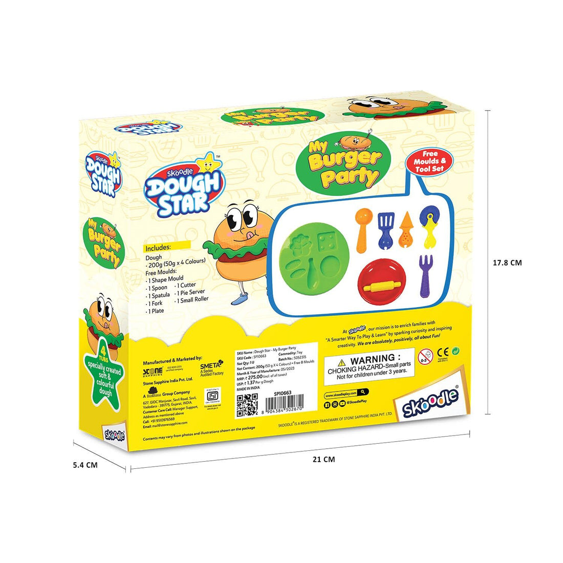 Skoodle Dough Star My Burger Party