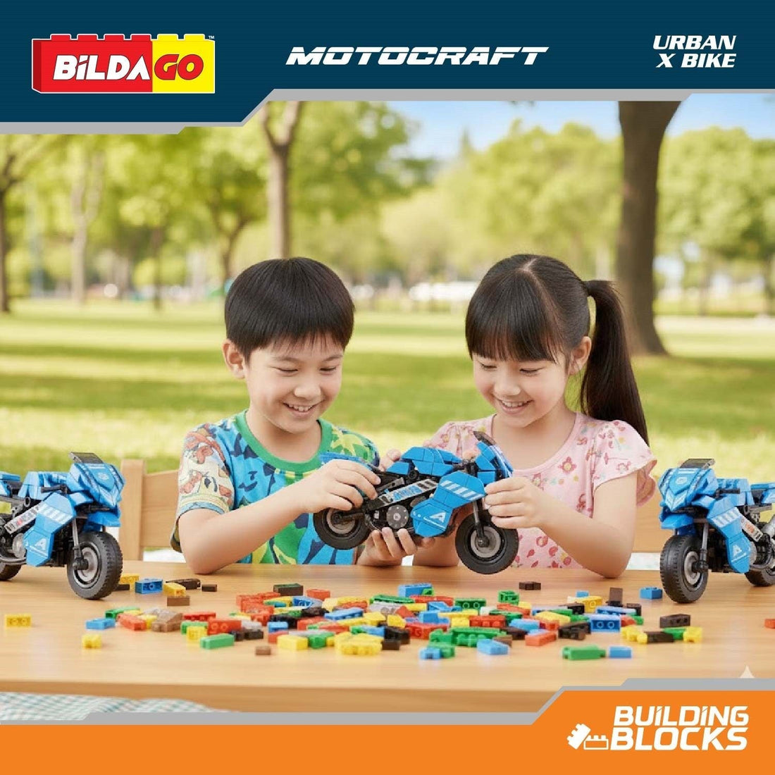 Bildago Motocraft - Urban X Bike (SP13430) with Helmet (287 PCS)