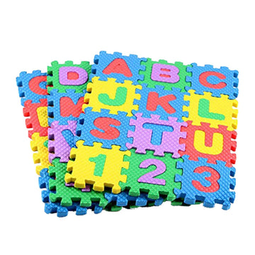 Skoodle Popup Gaiety Alphabets & Numbers (36 Tiles, 6 Cm X 6 Cm X 0.8 Cm)