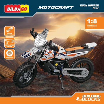 Bildago Motocraft - Rock Hopper (SP13441) - Pull Back Bike (456 PCS)