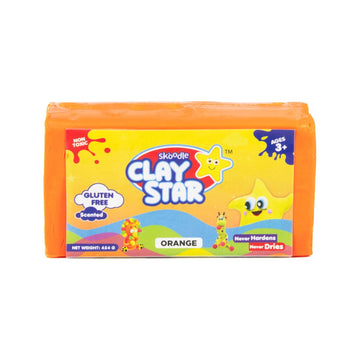 Skoodle Clay Star - 454 Gm (Orange)