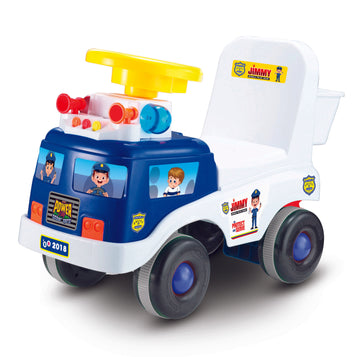 Skoodle Power Play Hot Cop Police Squad Ride On - Blue