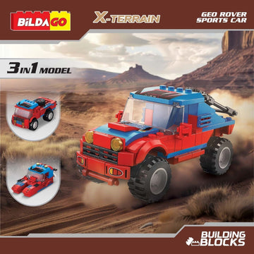 Bildago X-Terrain - Geo Rover Sports Car (SP13425) - 3-in-1 Model (136 PCS)