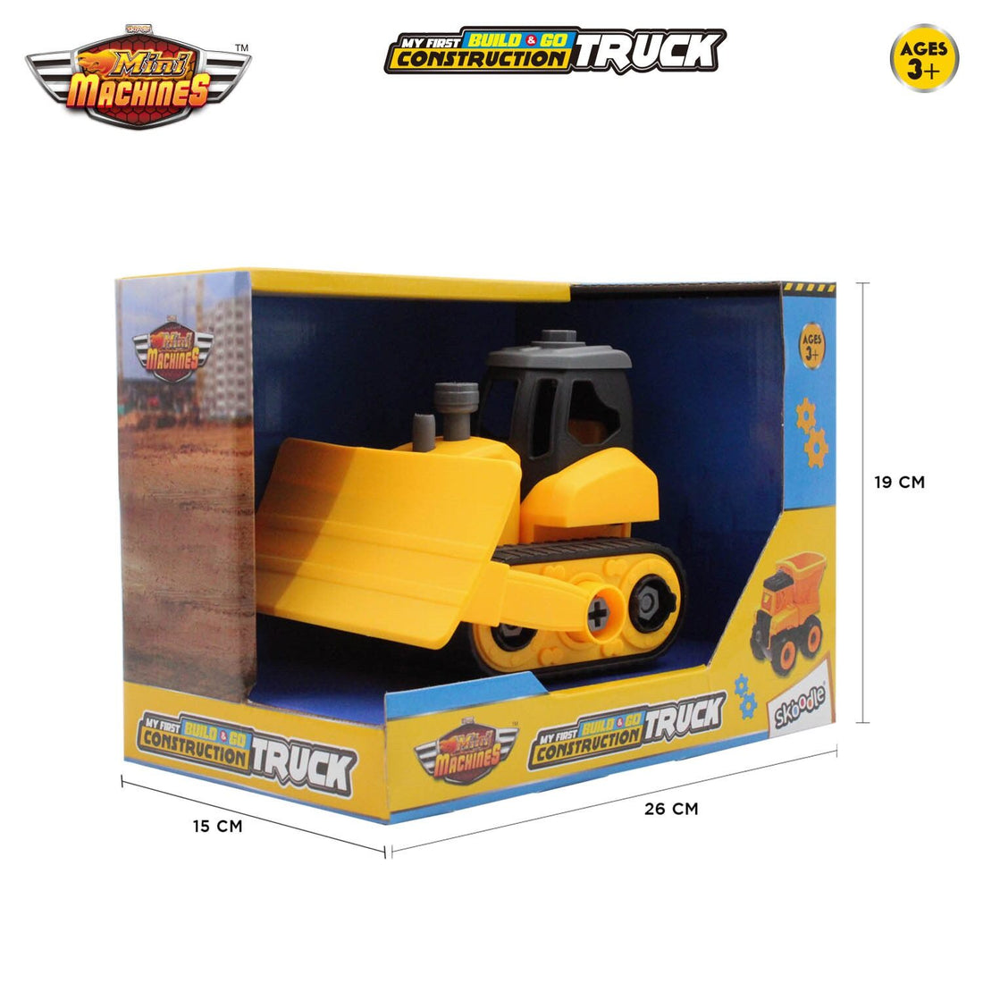 Skoodle Build & Go Bulldozer Truck