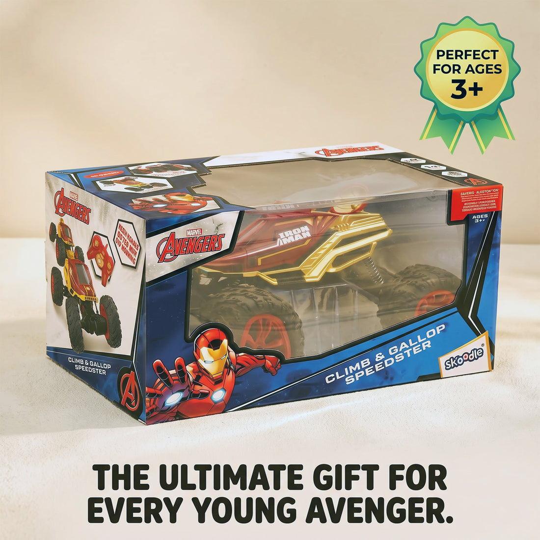 Marvel Iron Man Climp & Gallop Speedster 2.4 Ghz Remote Control RC Car
