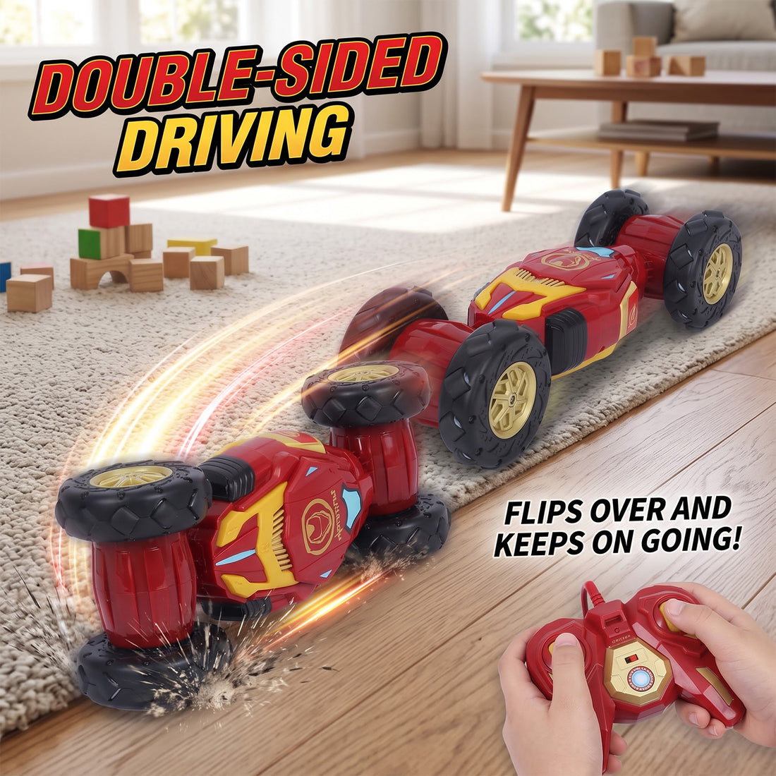 Marvel Iron Man Rock N Roll Mega Drifter Remote Control RC Car