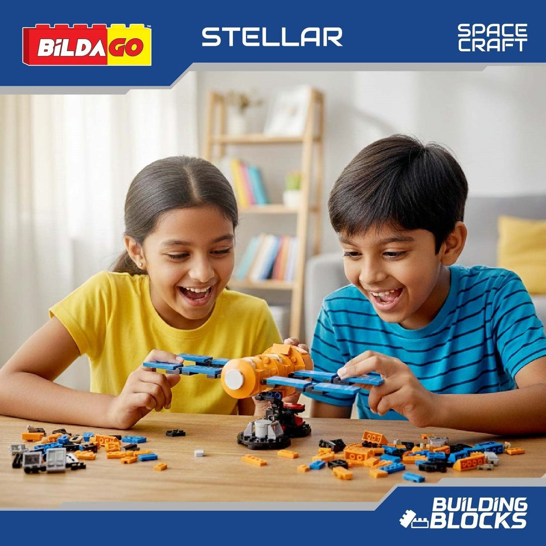 Bildago Stellar - Space Craft (SP13429)- 3-in-1 Model (120 PCS)