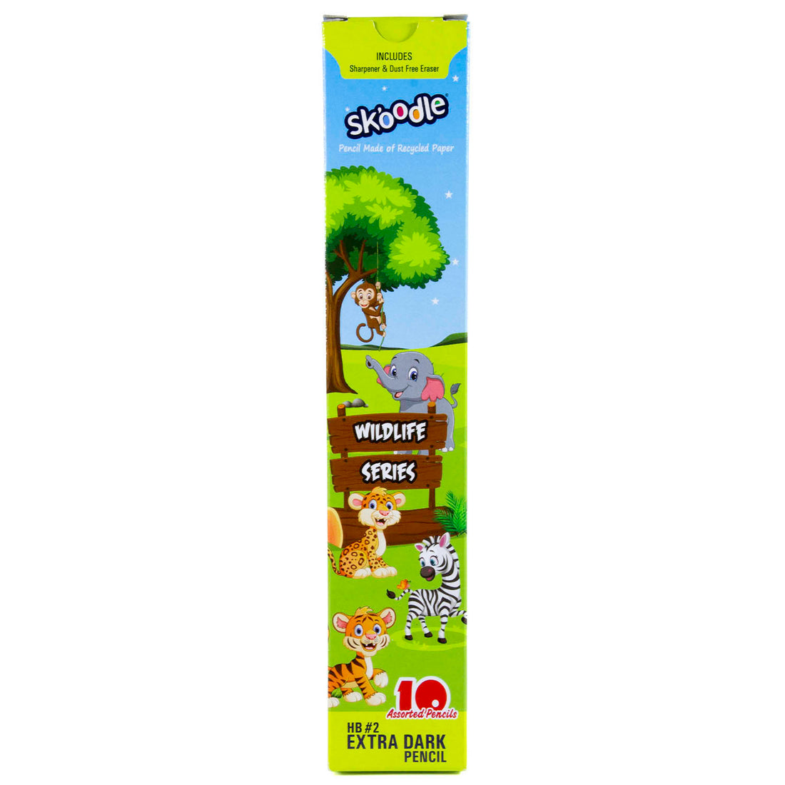 Skoodle Wildlife Series Paper Pencil - 10 Pencils