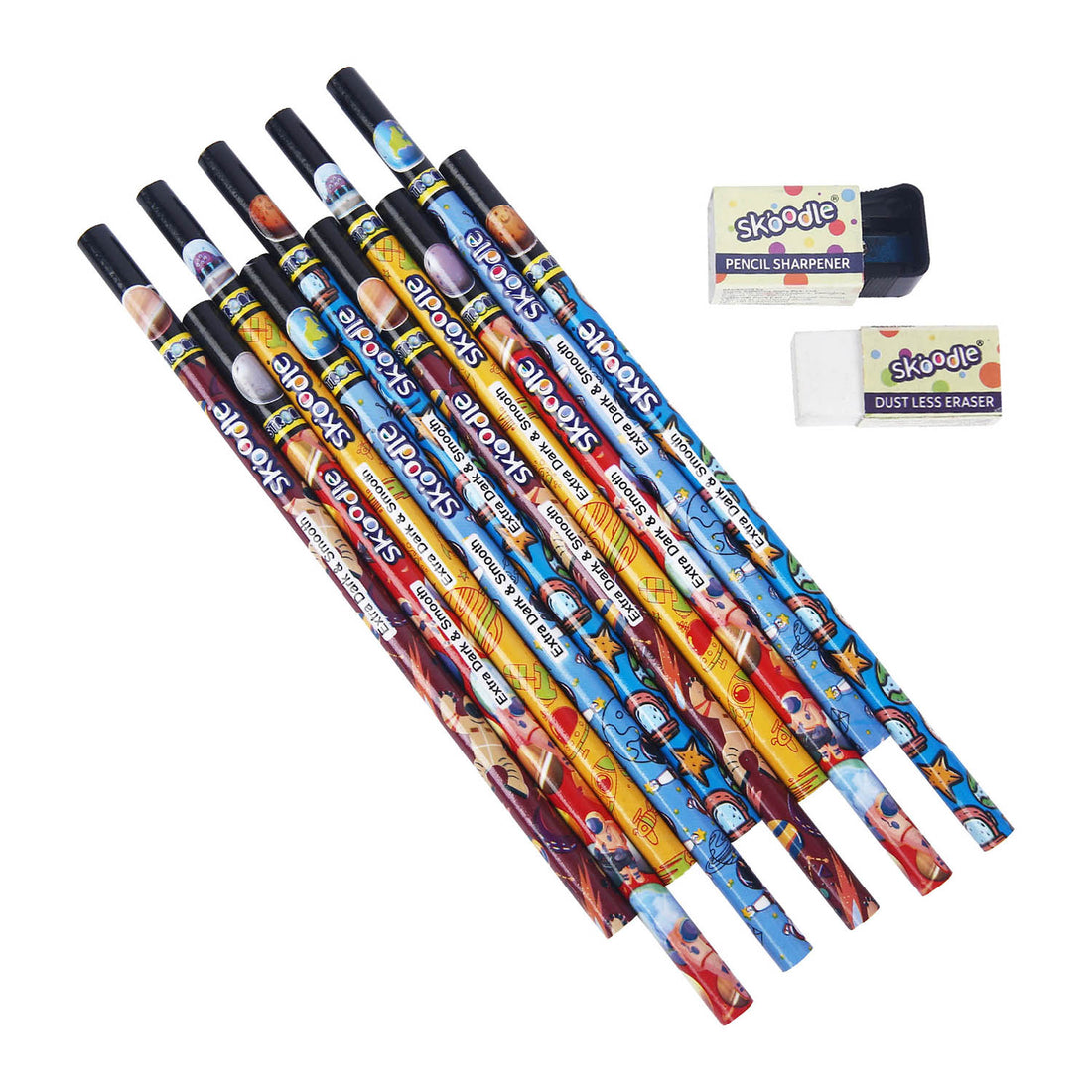 Skoodle Astronaut Series - Paper Pencil -Pack Of 10