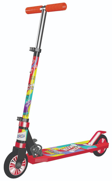 Skoodle Power Play Letâ€™S Vroom 2 Wheel Kick Scooter (Scarlet Red)