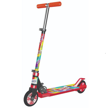 Skoodle Power Play Let's Vroom 2 Wheel Kick Scooter (Scarlet Red)