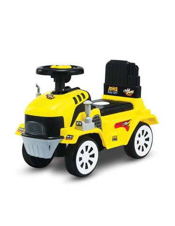 Skoodle Power Play Wild Fire Yellow Ride-On