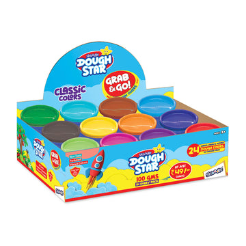 SKOODLE Dough Star 100g Classic Modeling Dough | Soft & Non-Toxic Play Dough for Kids