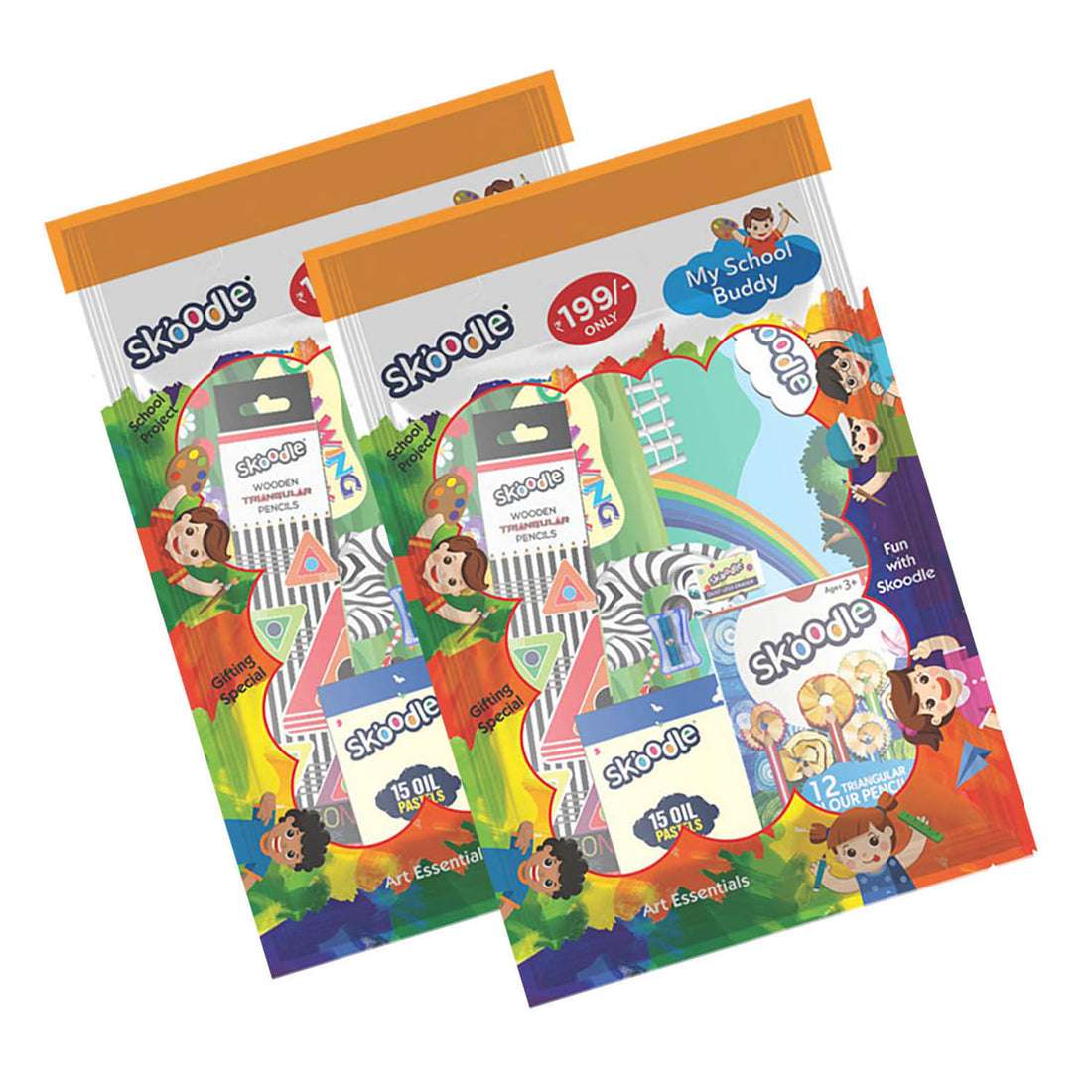SKOODLE My School Buddy Set of 2