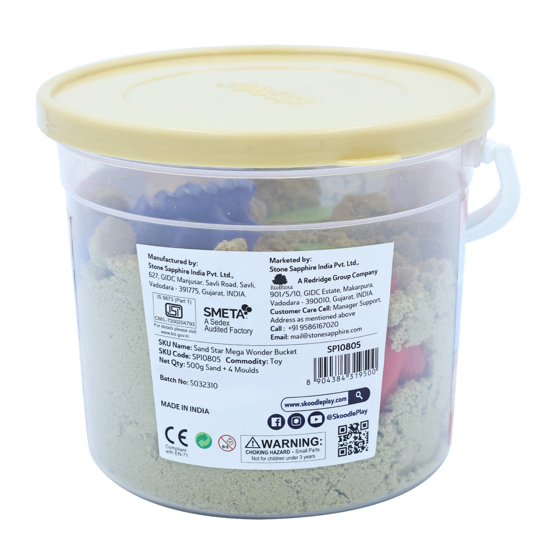 Skoodle Mega Sand Star Wonder Bucket