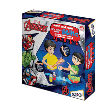 Marvel Avengers My Glow In The Dark Cosmic Shimmer Slime Lab