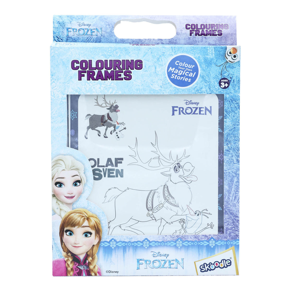 SET OF 2 Coloring Frames – Princess + Frozen