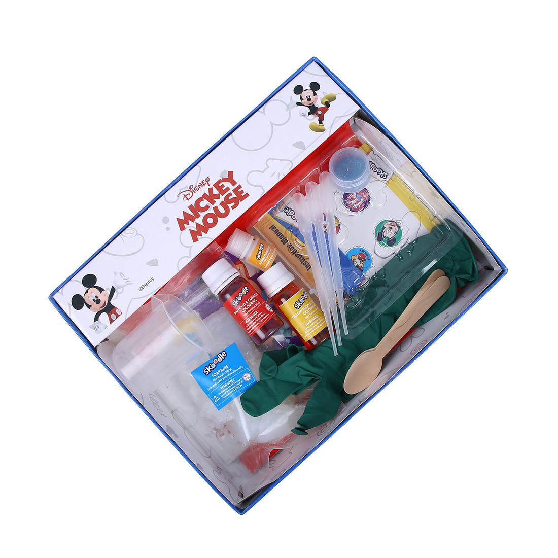 Skoodle Mickey Mouse Creative Soap Making Kit, Diy Science Activity Kit For 8 Years And Above Old Boys And Girls, Fun And Educational Diy Activity Stem Kit, Perfect For Gifting