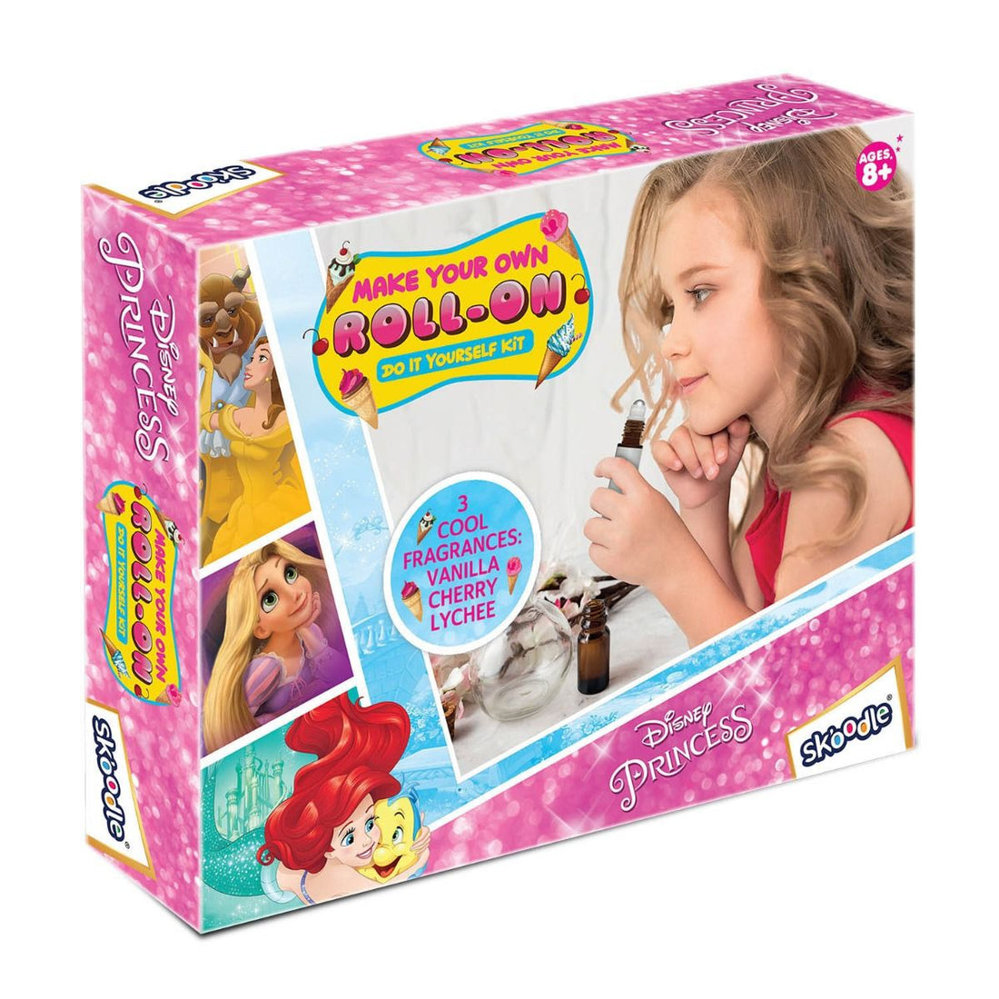 Skoodle Princess - Make Your Own Happy Roll On, Educational Diy Activity Toy Kit For Ages 8+, Creative Learning Games For Growing Children