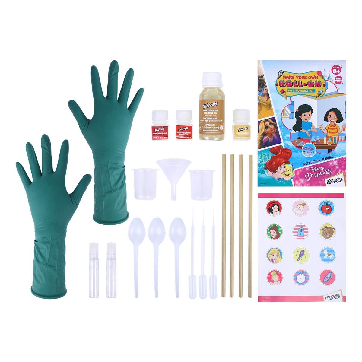 Skoodle Princess - Make Your Own Happy Roll On, Educational Diy Activity Toy Kit For Ages 8+, Creative Learning Games For Growing Children