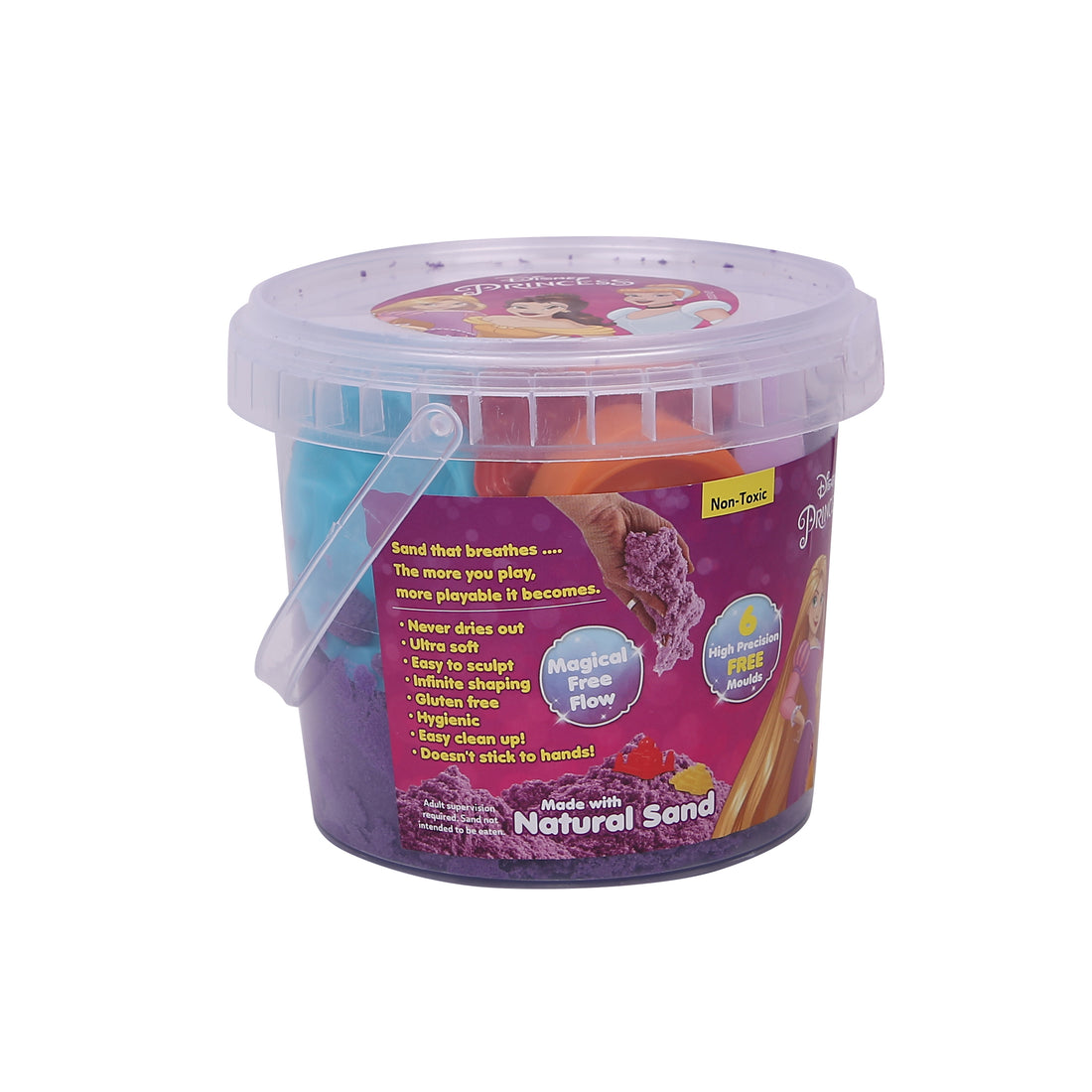 Disney Princess Mega Sand Star Wonder Bucket - Creative Sand Play Set For Kids