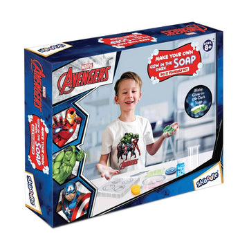 Skoodle Avengers Creative Kids Soap Making Kit, Diy Science Activity Kit For 8 Years And Above Old Boys And Girls, Fun And Educational Diy Activity Stem Kit, Perfect For Gifting