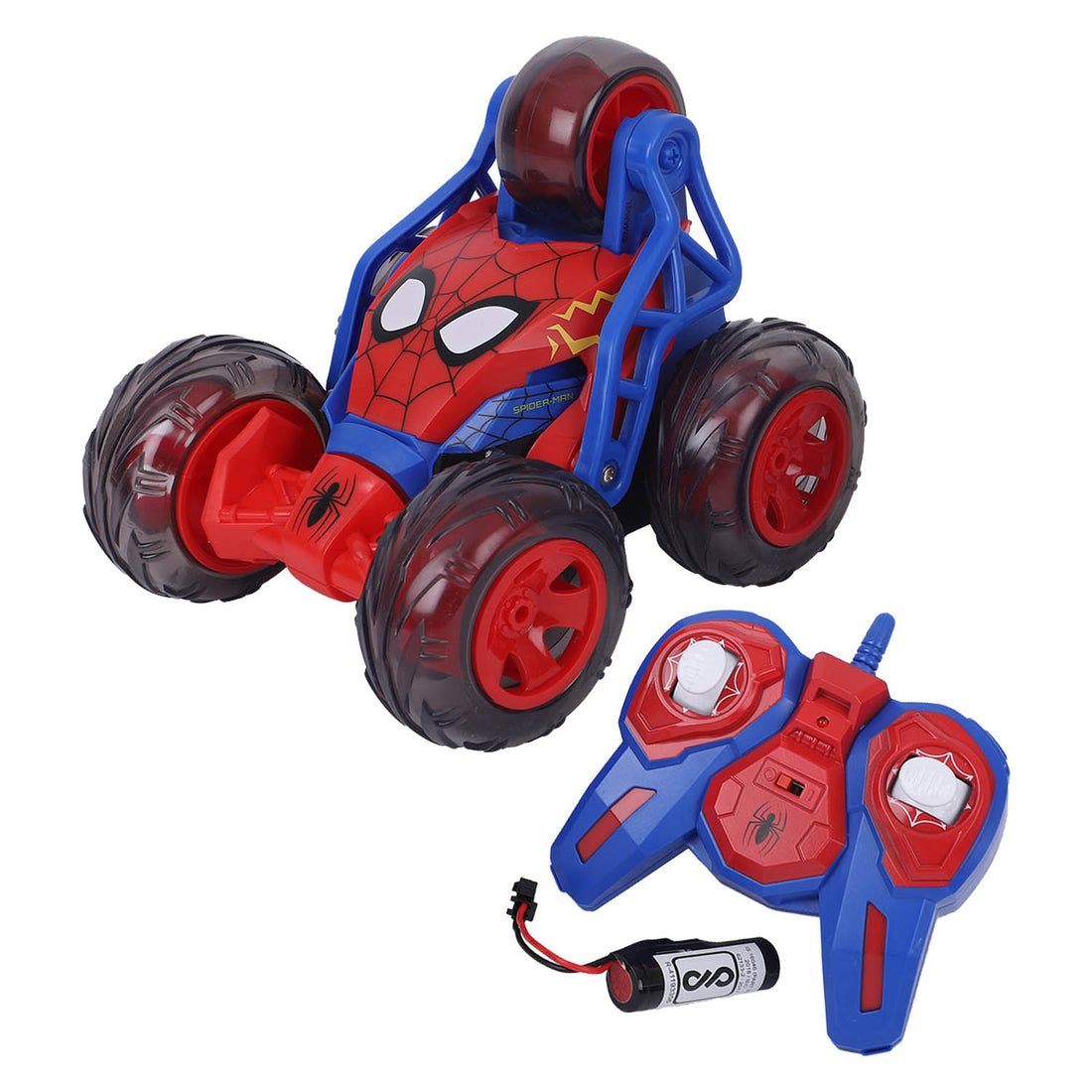 Marvel Spiderman Five-Wheel Storm Spinner Remote Control RC Car