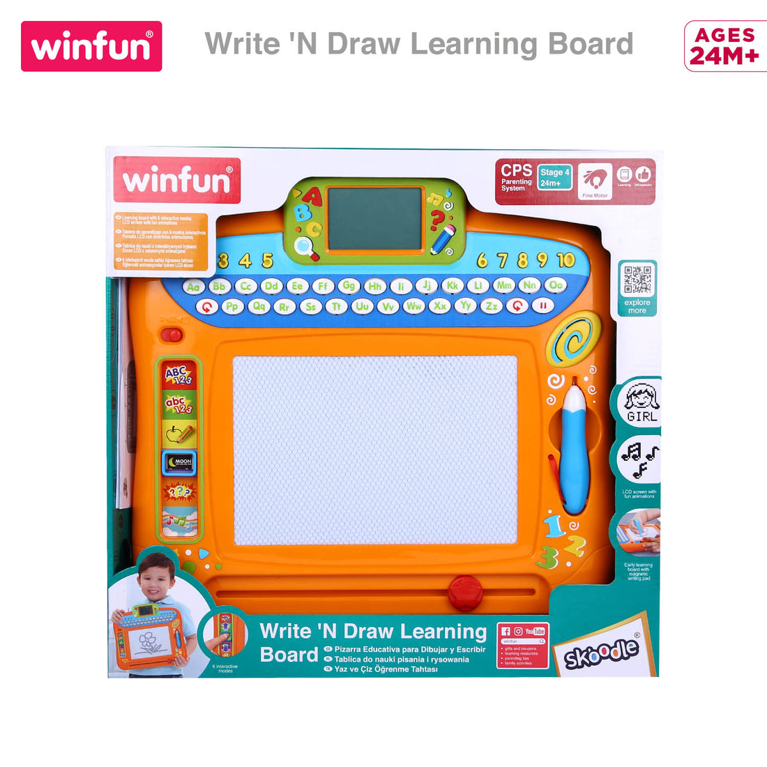 Winfun Write 'N Draw Learning Board