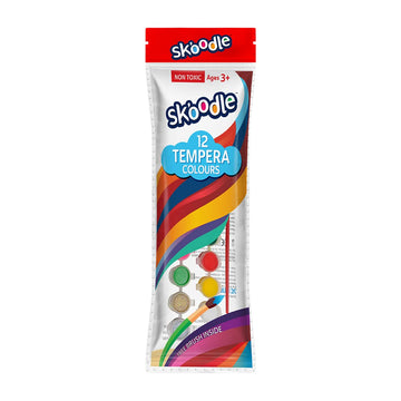 SKOODLE Tempera Colours Combo Pack of 12