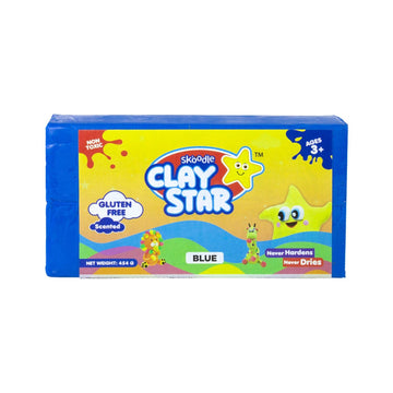 Skoodle Clay Star - 454 Gm (Blue)