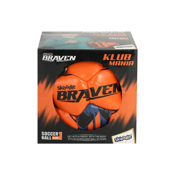 Braven Klub Mania Size 1 Football - Diamond Textured Grain (Manchester / Milan / Chelsea / Liverpool / Barcelona / Madrid)