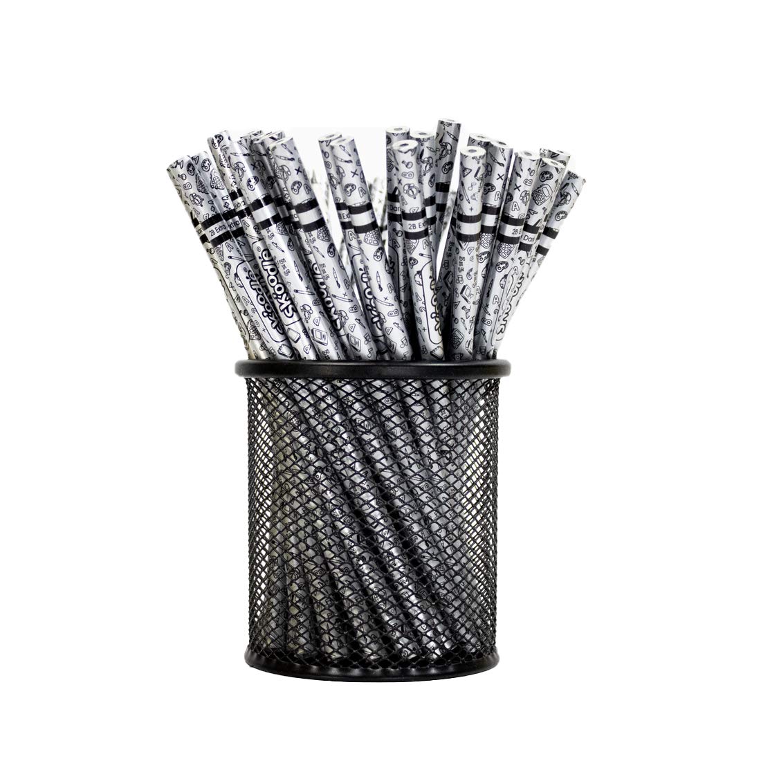 SKOODLE Metallic Paper Pencils Combo Pack of 10