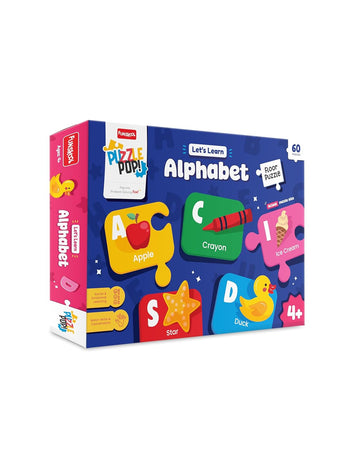 Funskool Play & Learn Alphabet Puzzle | 60-Piece Educational Learning Toy for Kids | Age 3+ Years