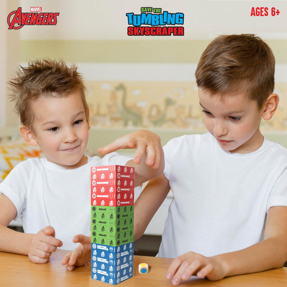 Marvel Avengers Stackrr - Save The Tumbling Skyscraper