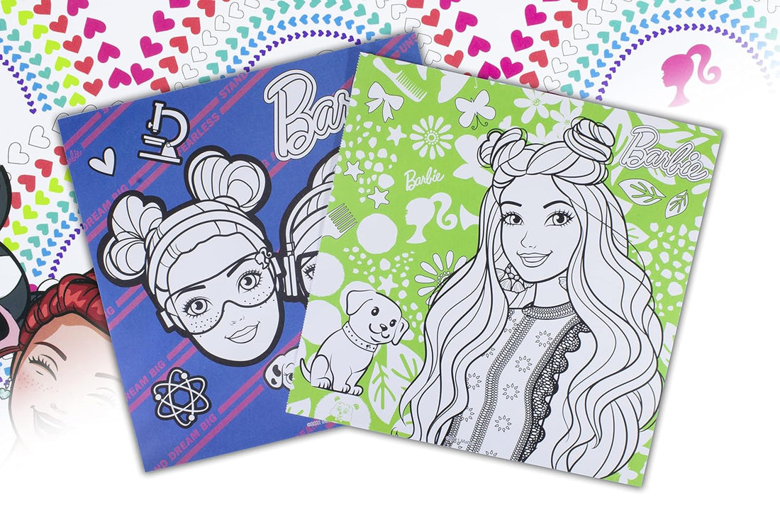 Mattel Barbie Secret Garden Coloring Book - 80 Pages