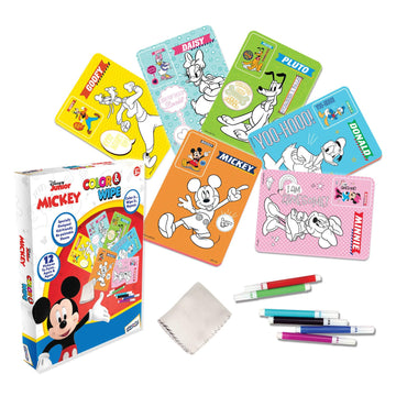 Disney Mickey Colour & Wipe Art Kit