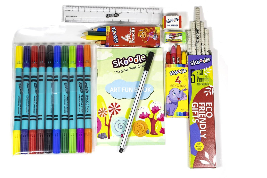 Skoodle Sketch Fun Creative Art Kit For Kids, Pack Of 3