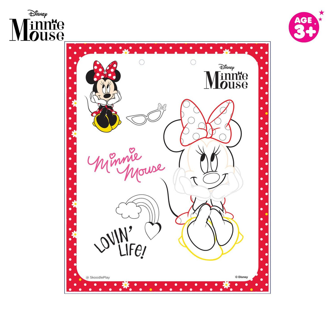 Disney Minnie Rainbow Colouring Frames – Art & Craft Activity Set