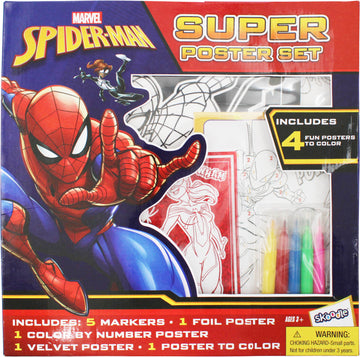 SKOODLE Marvel Spider-Man Super Poster Set for Kids
