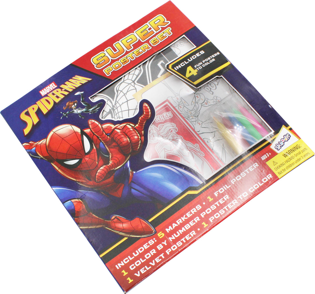SKOODLE Marvel Spider-Man Super Poster Set for Kids