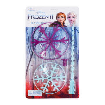 Disney Frozen 2 Snowflake Flying Disc Toy Set