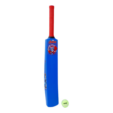 Marvel Captain America Gladiator Heavy Duty Polymer Cricket Bat & Ball Set – Size 8