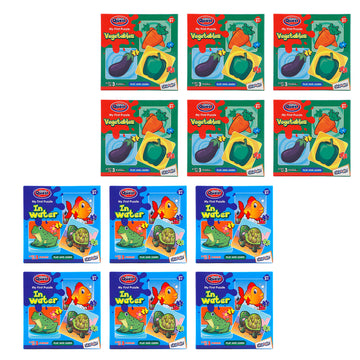 My First Puzzle – Water & Vegetables Combo Pack of 12