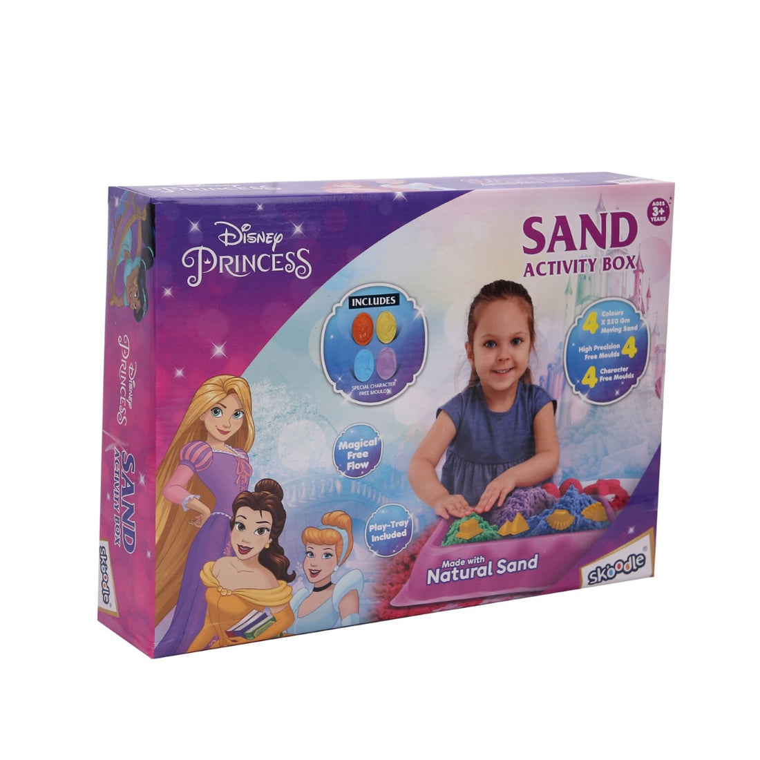 Disney Princess Sand Activity Box - Creative Sand Play & Moulding Set