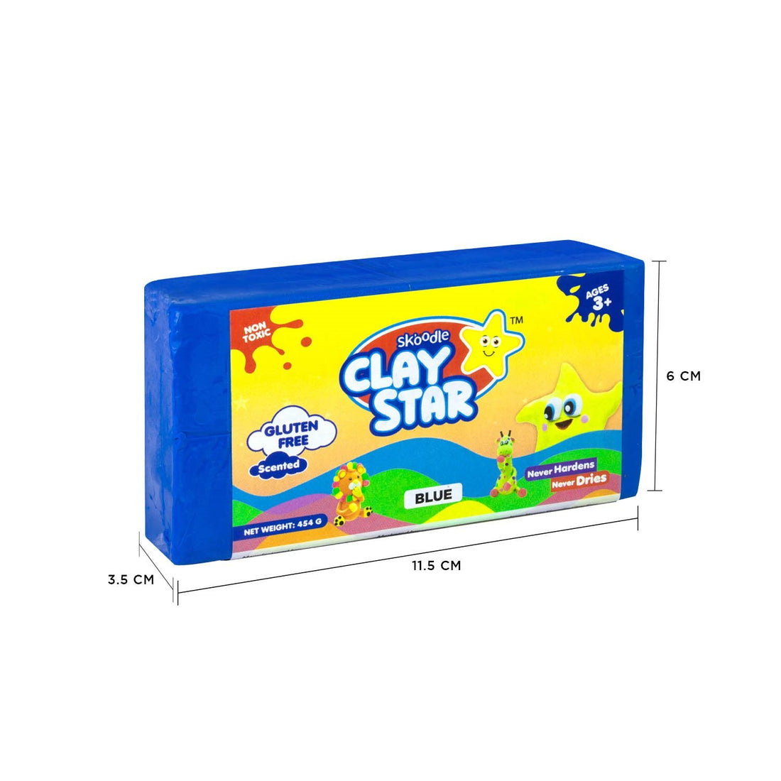 Skoodle Clay Star - 454 Gm (Blue)