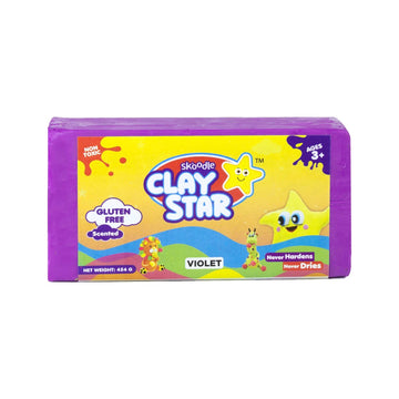 Skoodle Clay Star - 454 Gm (Violet)