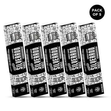 SKOODLE Silverado Rubber Tip Pencils Pack of 5 with Sharpener