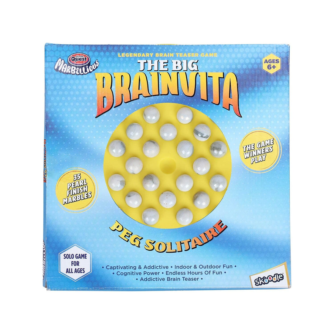 Skoodle The Big Brainvita - Yellow