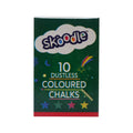 Skoodle 10 Coloured Dustless Chalks