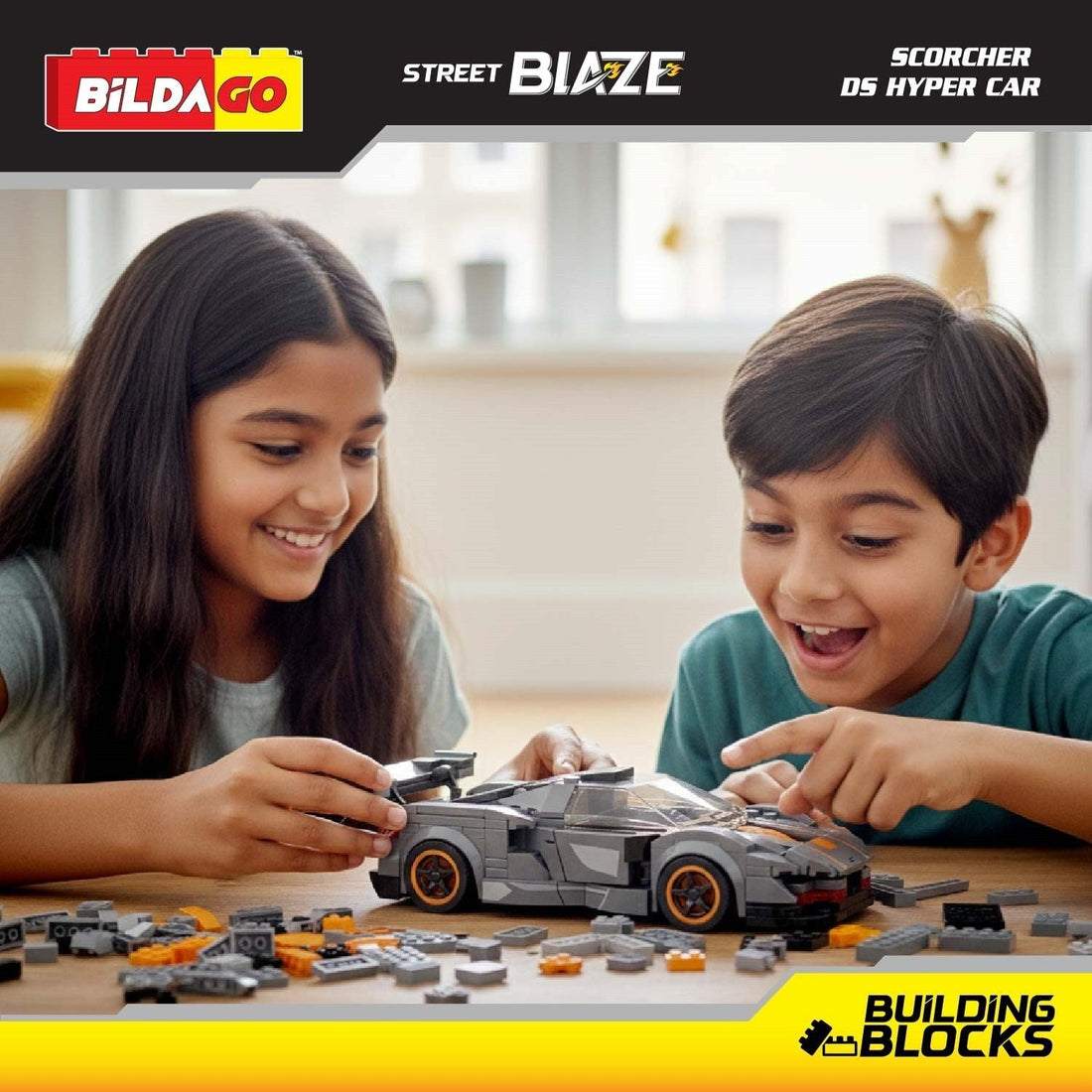 Bildago Street Blaze - Scorcher DS Hyper Car (SP13434) (263 PCS)